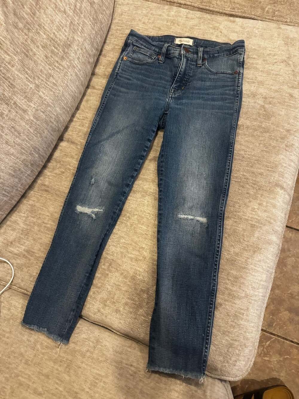 Madewell high rise skinny jeans size 27